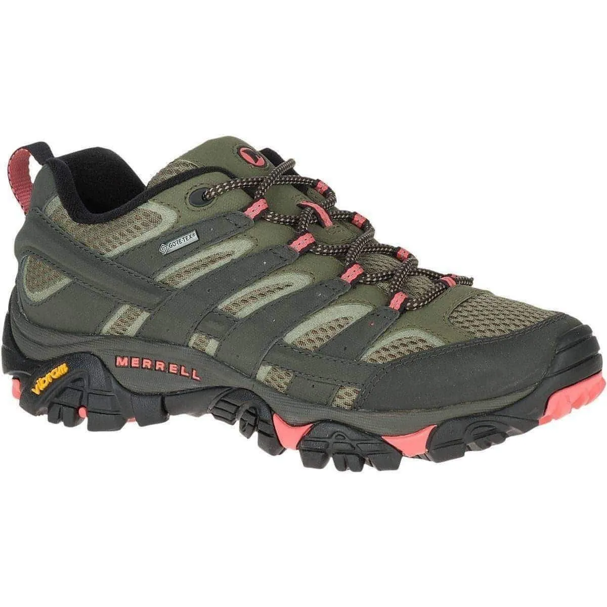 Merrell Moab 2 GORE-TEX Womens Walking Shoes - Green