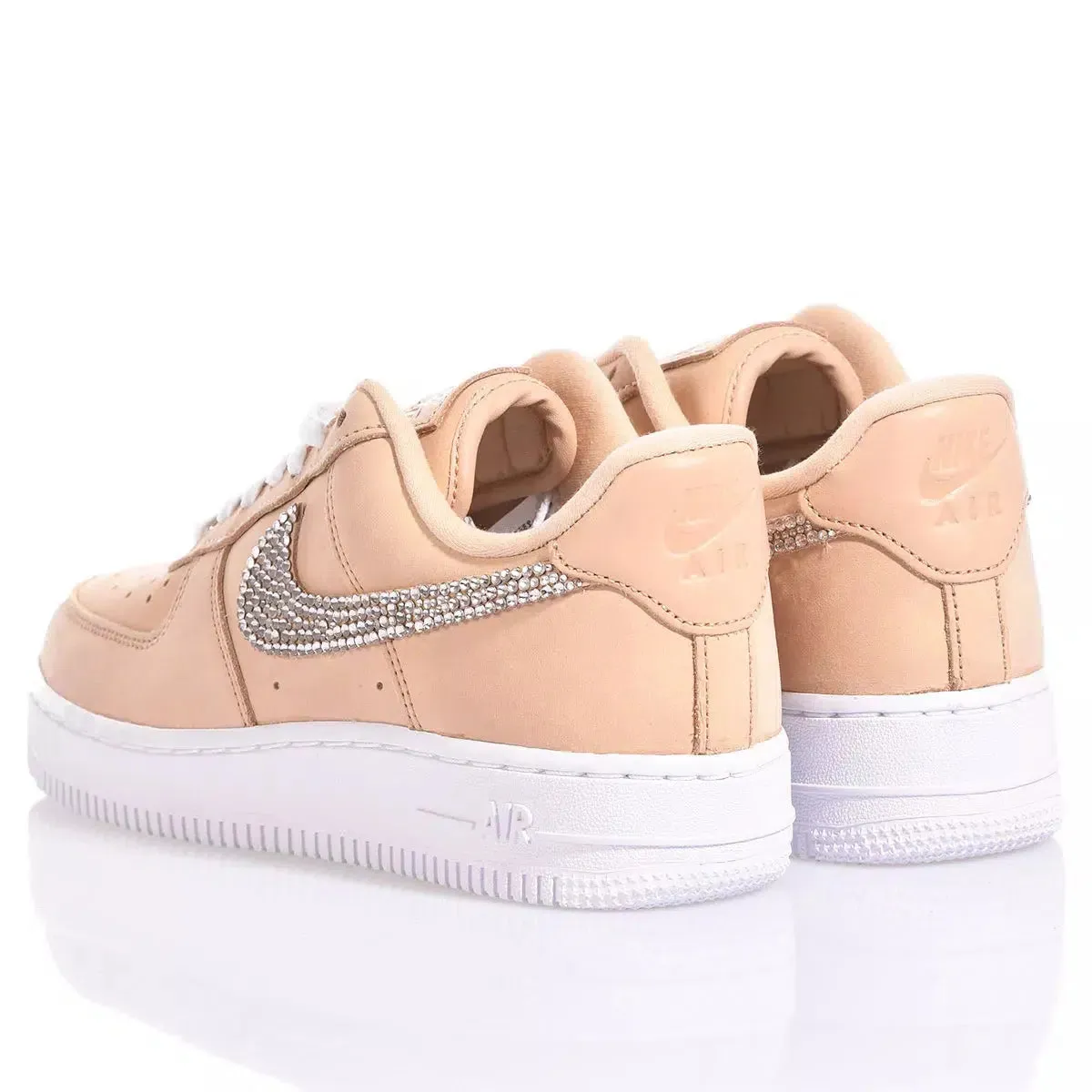 Nike Air Force 1 Swarovski Cream (Custom Sneaker)