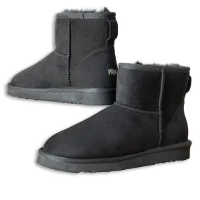 PAWJ Mini Boot | Black / Black Mink