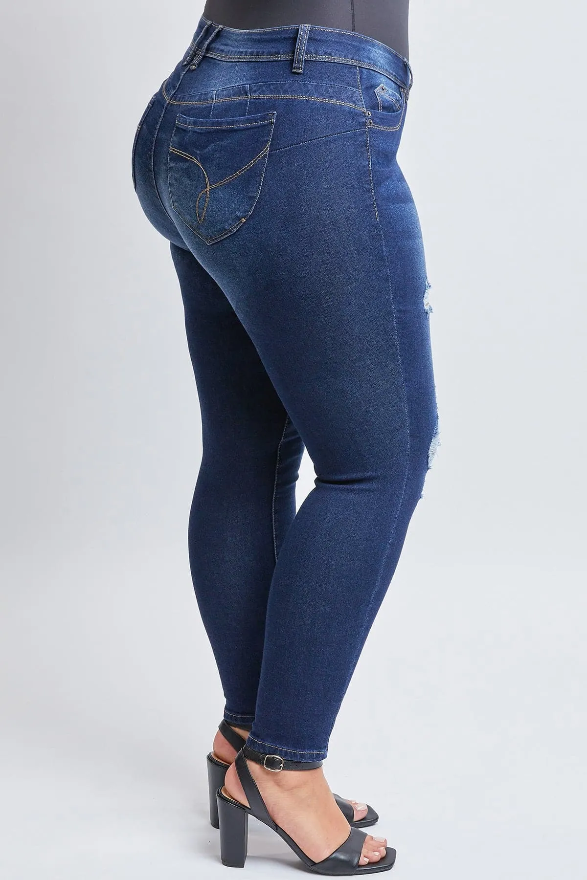 Plus Size Women's Sustainable WannaBettaButt Skinny Jeans