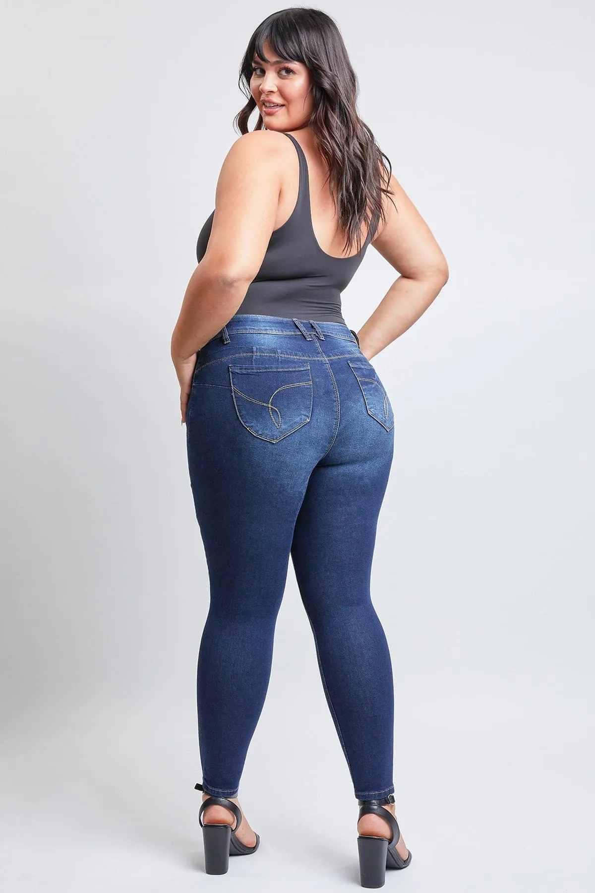 Plus Size Women's Sustainable WannaBettaButt Skinny Jeans