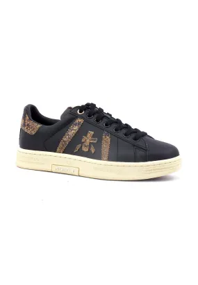 PREMIATA Sneaker Donna Croco Leopard Black RUSSELLD-6505