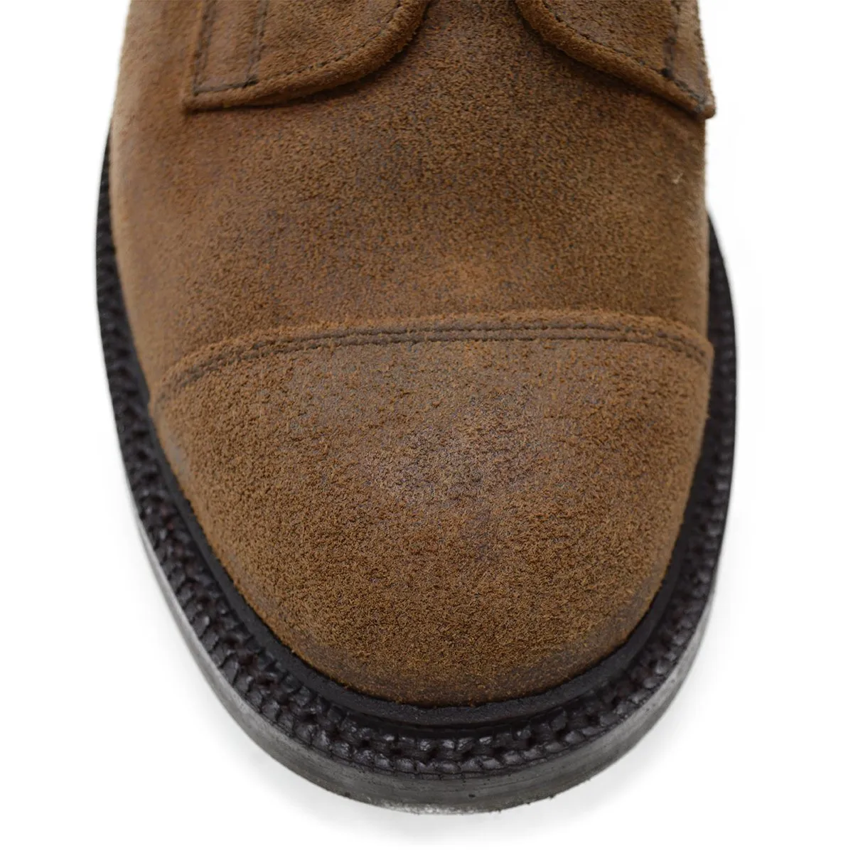 Waxy Suede Toe Cap Boot by Sanders Craig - Snuff Color