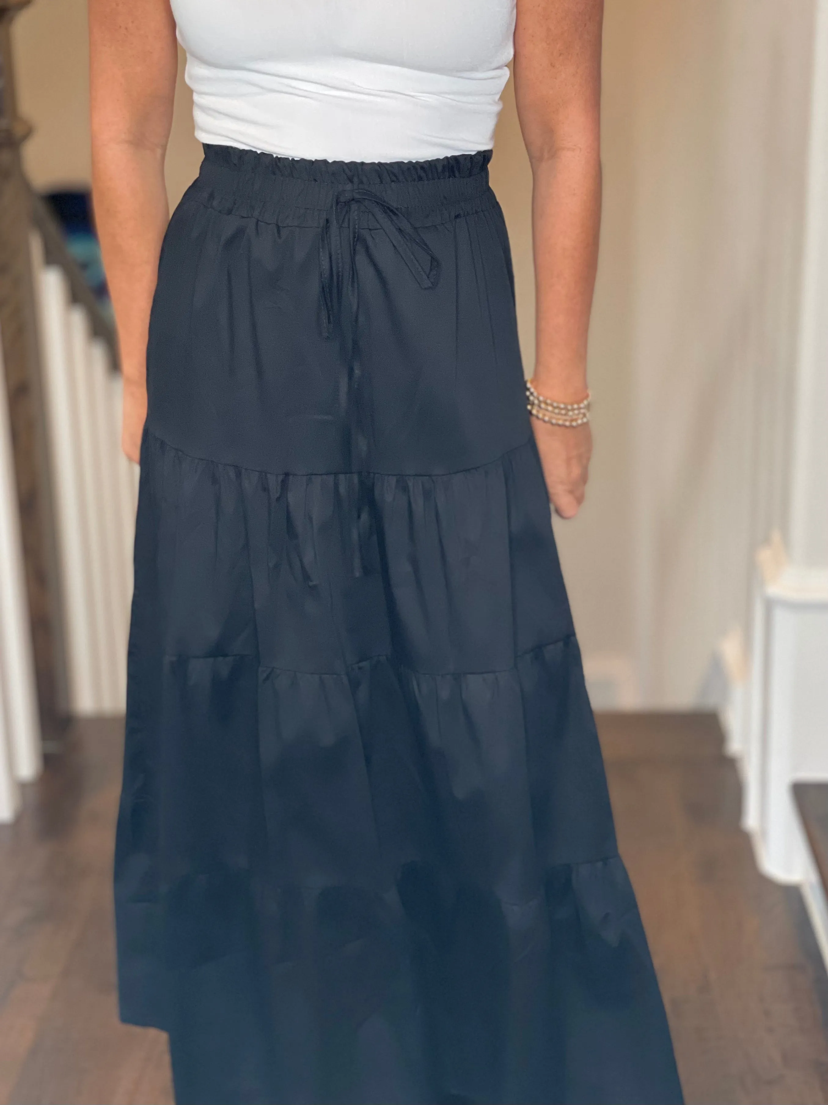 Sofia Amelia Skirt in Black