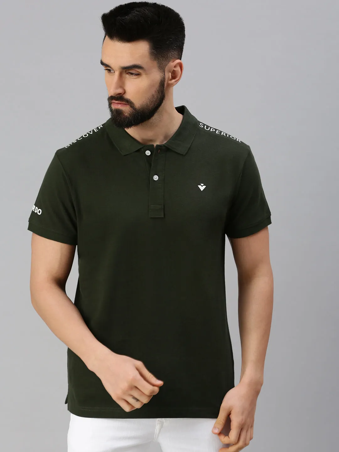 Superior Olive Polo Tshirt