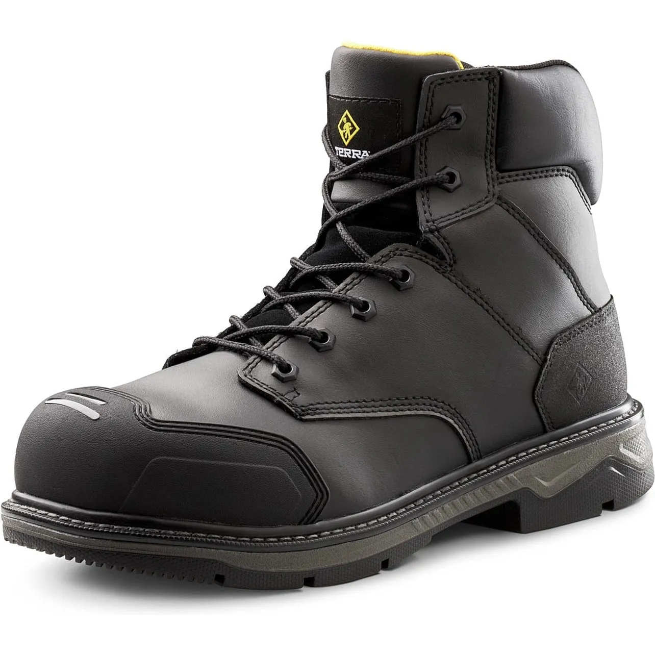 Terra Men's Patton 6" AT Waterproof Safety Work Boot -Black- 4NS6BK