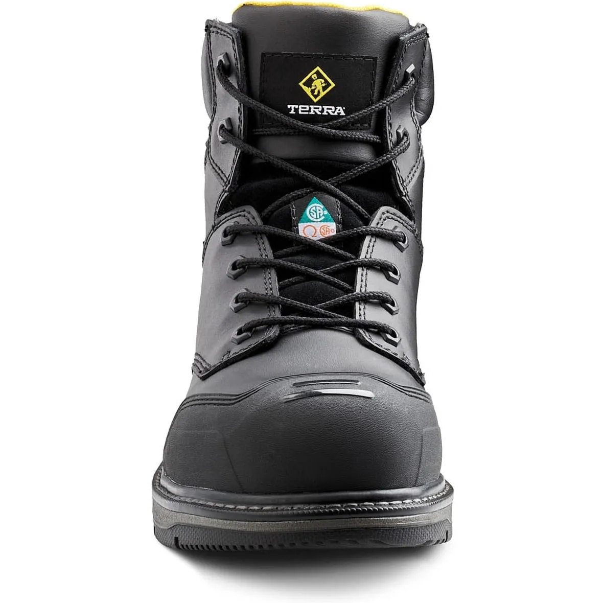 Terra Men's Patton 6" AT Waterproof Safety Work Boot -Black- 4NS6BK