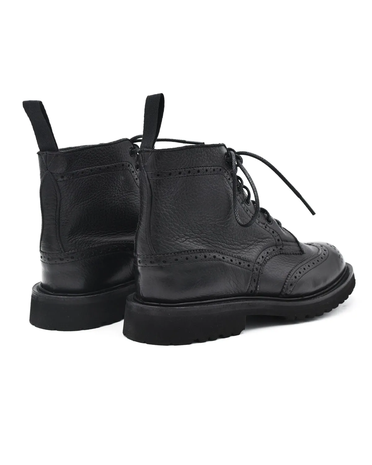 Trickers Stephy Black Brogue Boot