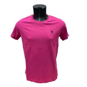 US Polo Assen Men's Mick T-shirt short sleeve 6150249351 357 fuchsia 