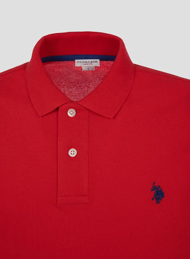 US Polo Assn Men's Polo Short Sleeve King 6142341029 256 red 