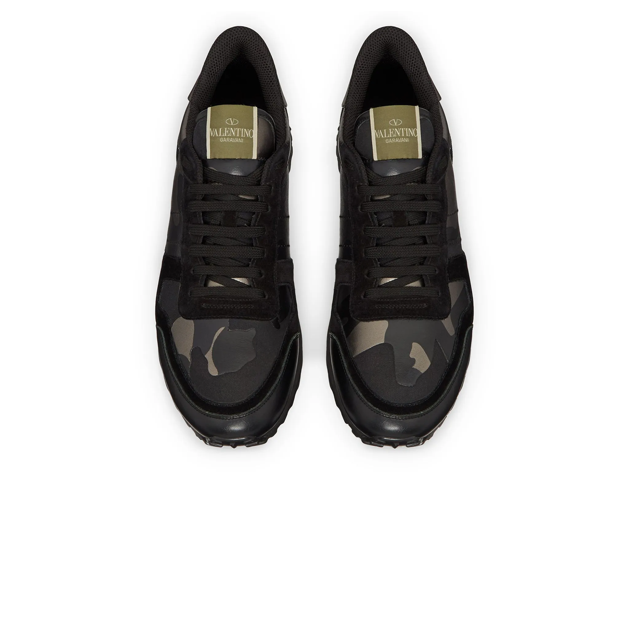 Valentino Rockrunner Sneaker Black Bronze Camouflage