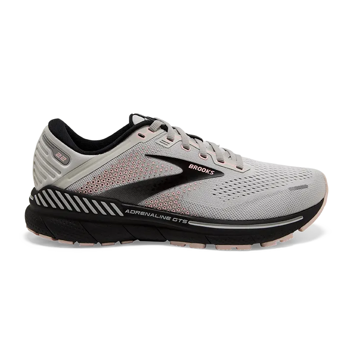 Women's Adrenaline GTS 22 - Grey / Rose / Black