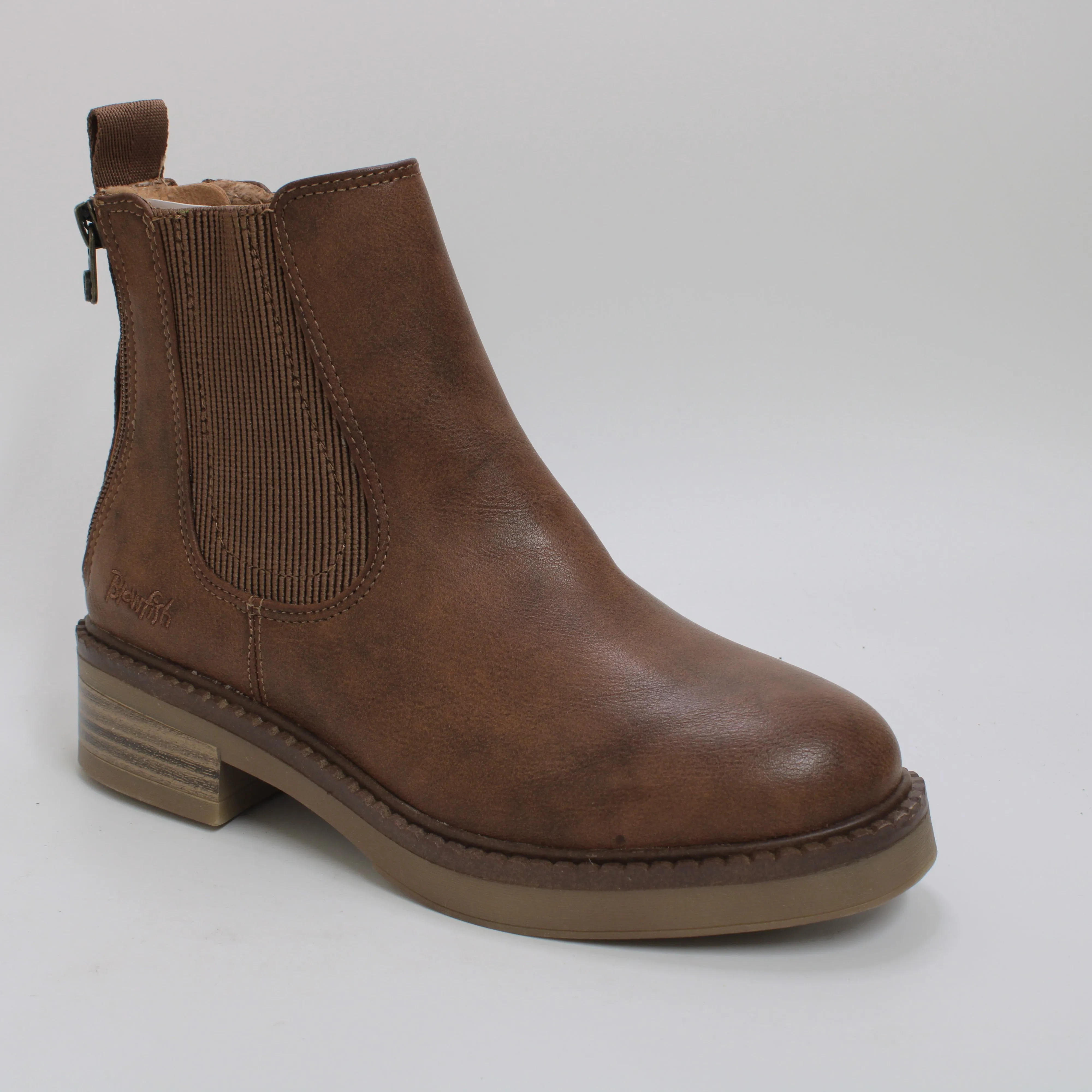 Womens Blowfish Malibu Vedder Chelsea Boots Walnut Local Sheriff