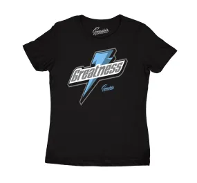 Womens Legend Blue 11 Shirt - Greatness - Black