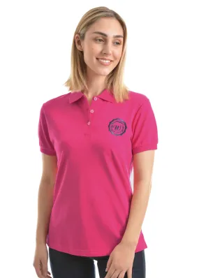 Women's Wrangler Tina Shortsleeve Polo - Fuschia